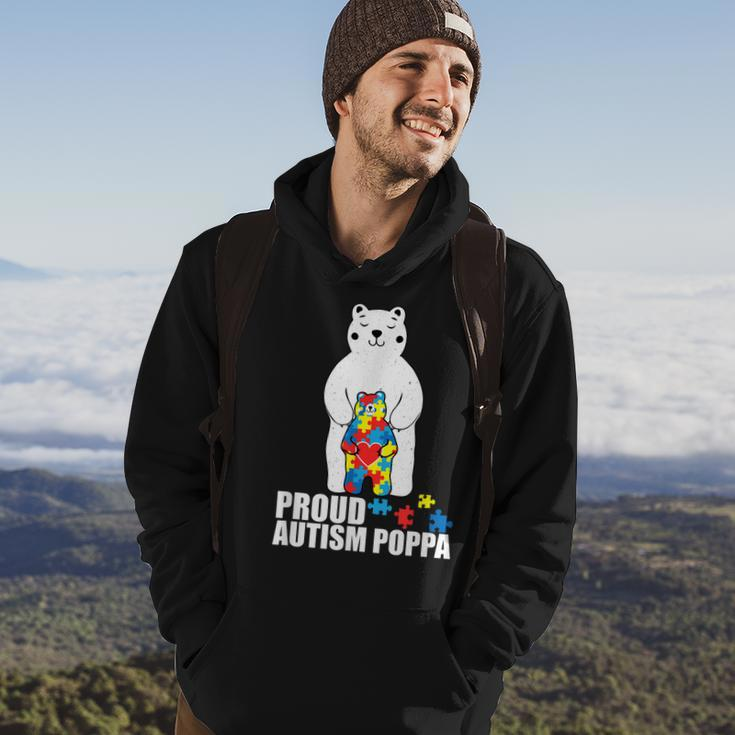 Proud Poppa Bear Autism Awareness Love Autistic Hoodie Lifestyle