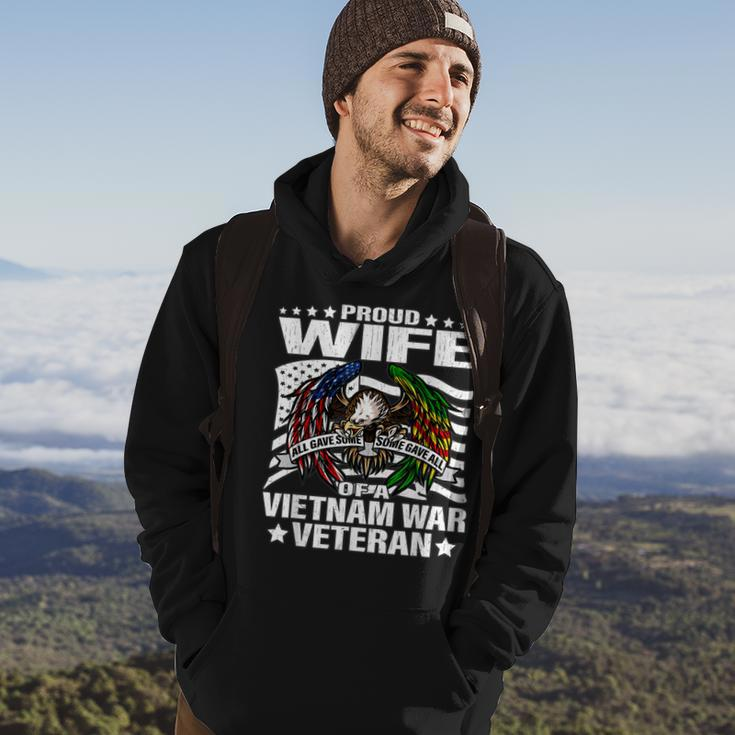 Proud Wife Of Vietnam Veteran All Gave Some Some Gave All Men Hoodie Graphic Print Hooded Sweatshirt Lifestyle