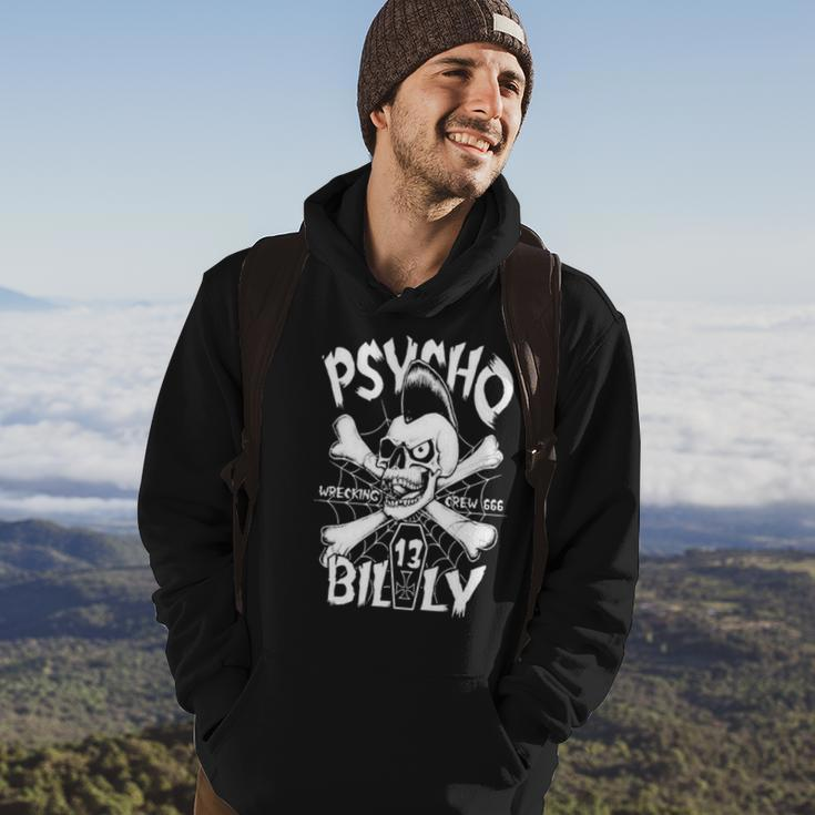 Psychobilly Wrecking Billy Hoodie Lifestyle