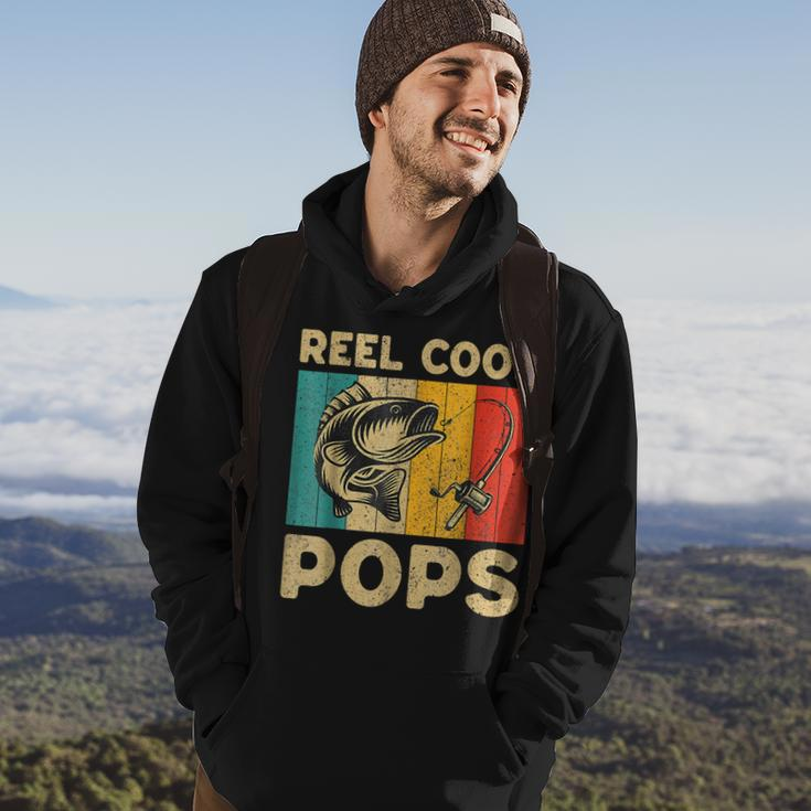 Reel Cool Pops Funny Fishing Lovers Fathers Day Vintage Hoodie Lifestyle