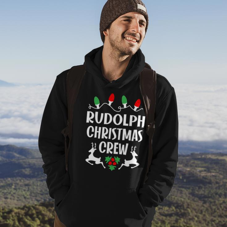 Rudolph Name Gift Christmas Crew Rudolph Hoodie Lifestyle