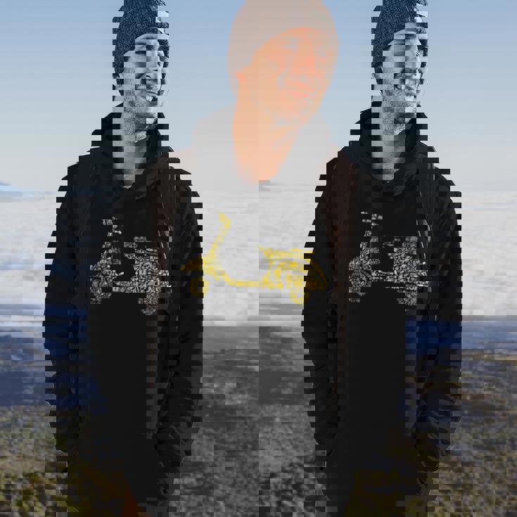 Scooter Retro Mechanic Shop Parts Fun City Life Hoodie Lifestyle Scooter Retro Mechanic Shop Parts Fun City Life Hoodie Lifestyle