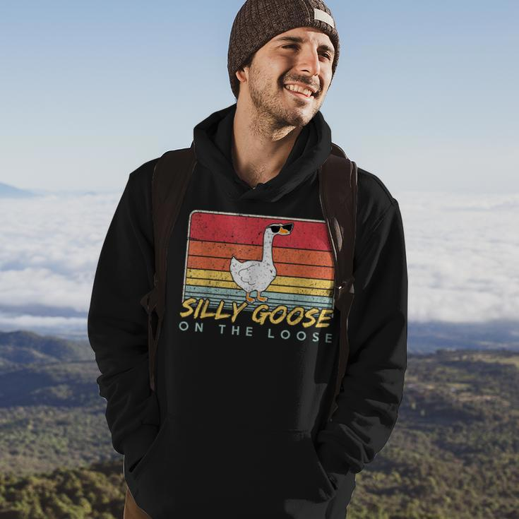 Silly Goose On The Loose Funny Silly Goose University Hoodie Lifestyle