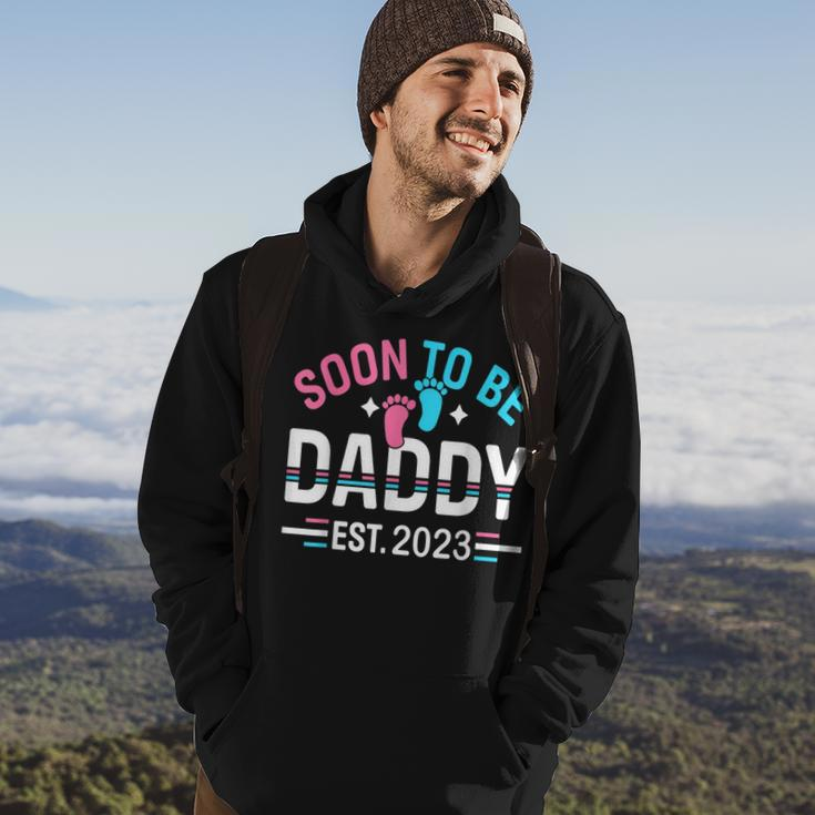 Soon To Be Daddy Est 2023 New Dad Pregnancy Hoodie Lifestyle