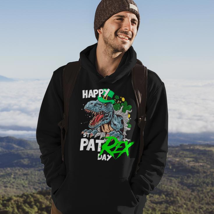 St Patricks DayRex Shirt Happy Pat Rex Day Dinosaur Gift Hoodie Lifestyle