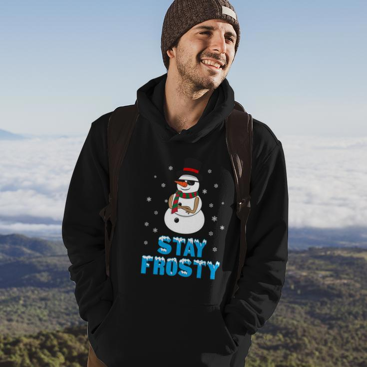 Stay Frosty Shirt Funny Christmas Shirt Cool Snowman Tshirt V2 Hoodie Lifestyle