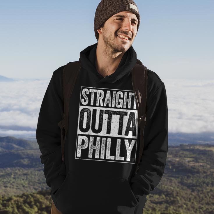 Straight Outta Philly Pennsylvania Gift Hoodie Lifestyle