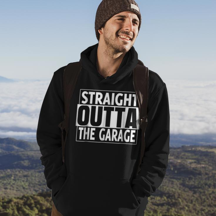 Straight Outta The Garage Funny Car Mechanic Gift Hoodie Lifestyle