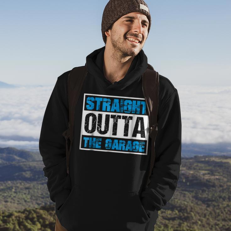 Straight Outta The Garage Funny Mechanic Hoodie Lifestyle