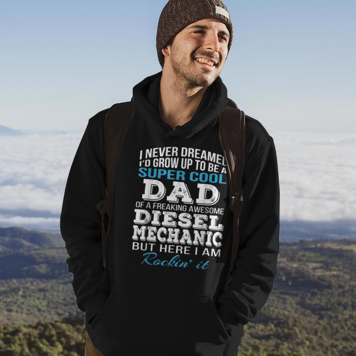Super Cool Diesel Mechanics Dad Fathers Day Gift For Mens Hoodie Lifestyle
