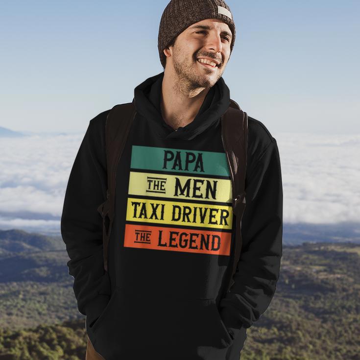 Taxifahrer Taxifahrer Retro Dad Papa Legend Hoodie Lebensstil