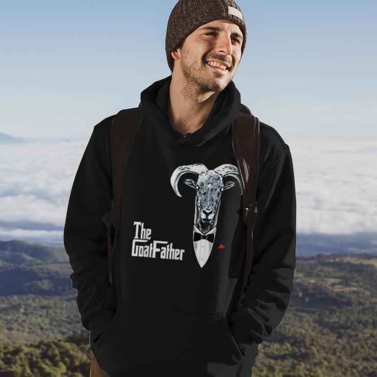The Goatfather Funny Goat Father Lovers Gift Hoodie Lifestyle