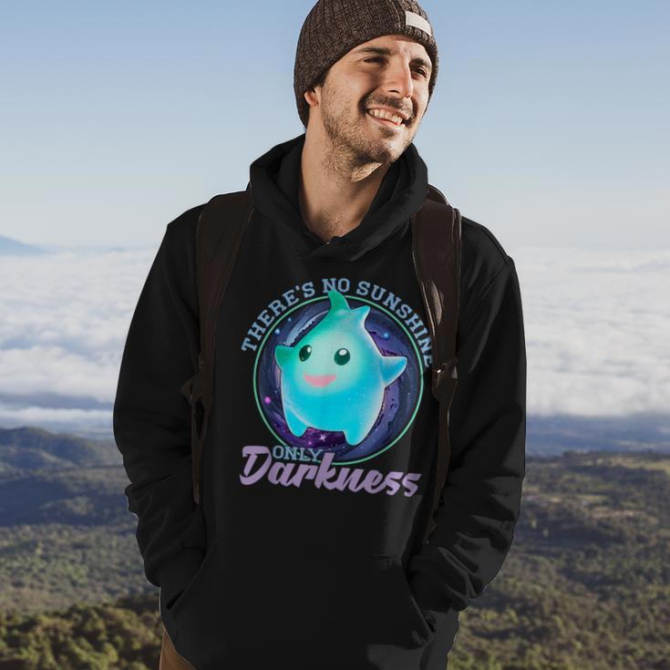 Theres No Sunshine Only Darkness Shiny Hoodie Lifestyle