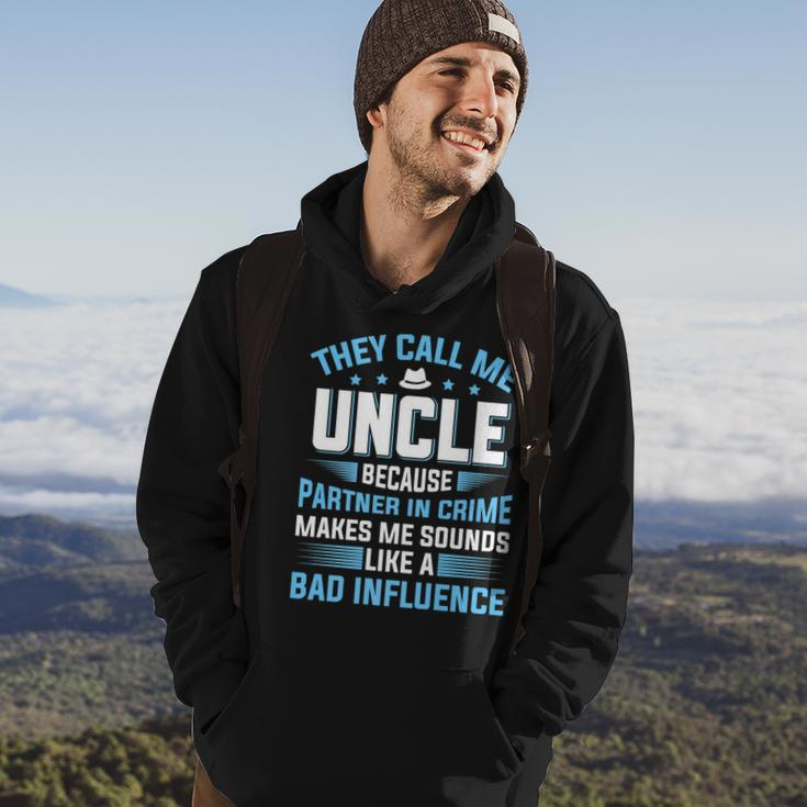 They Call Me Uncle Because Partner In Crime Fathers Day Hoodie Lifestyle