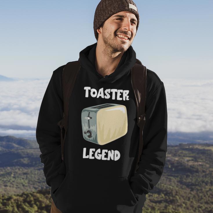 Toaster Legend Hoodie für Brot- und Toastliebhaber, Frühstücksidee Lebensstil