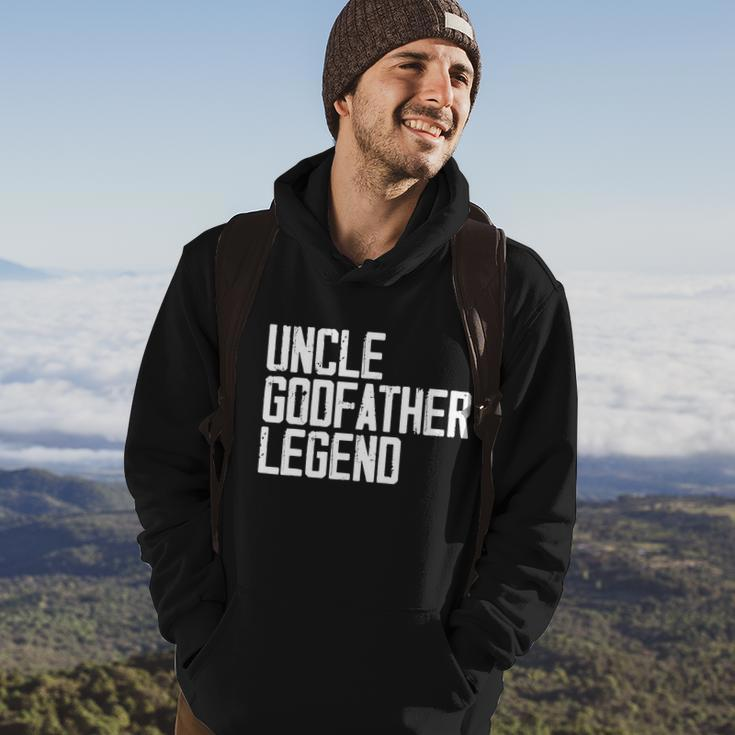 Uncle Godfather Legend Niece Nephew Aunt Brother Mother Dad Hoodie Lifestyle