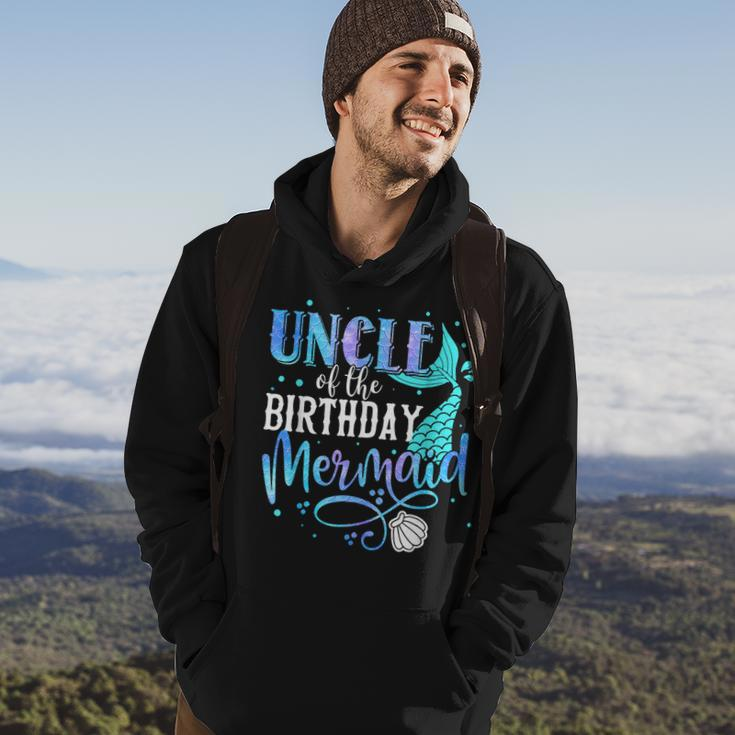 Uncle Of The Birthday Mermaid Family Matching Party Squad Hoodie Lifestyle