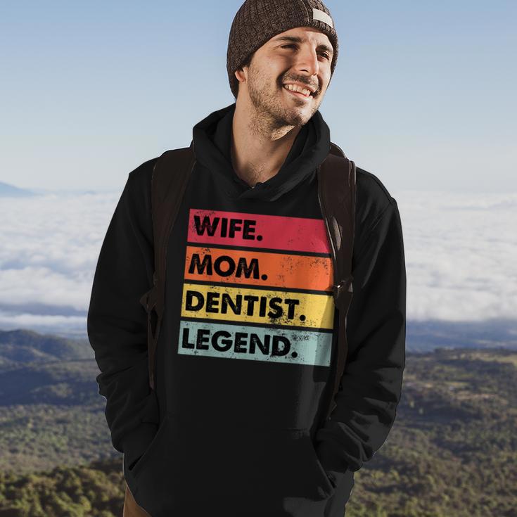 Wife Mom Dentist Legend Lustige Zahnärzte Mutter Frauen Hoodie Lebensstil