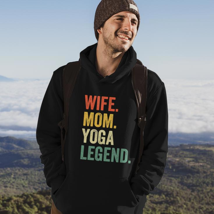 Wife Mom Yoga Legend Funny Hoodie Lifestyle