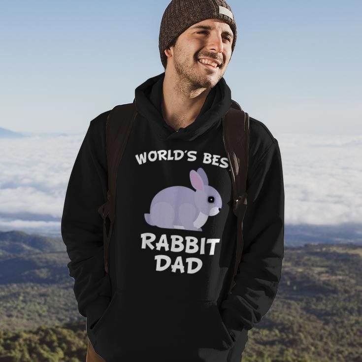 Worlds Best Rabbit Dad Bunny Owner Gift For Mens Hoodie Lifestyle