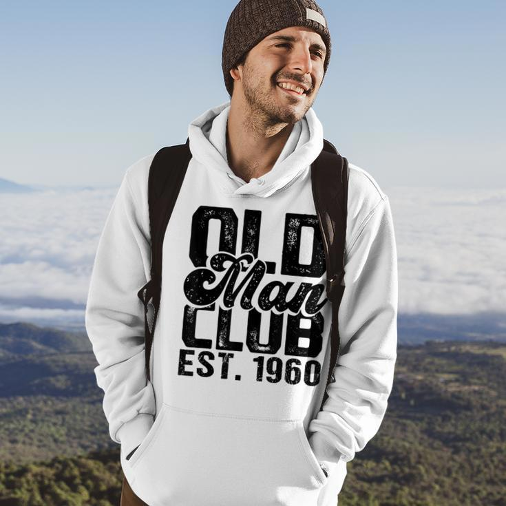 1960 Birthday Party Old Man Club Est 1960 Senior Citizen Gift For Mens Hoodie Lifestyle