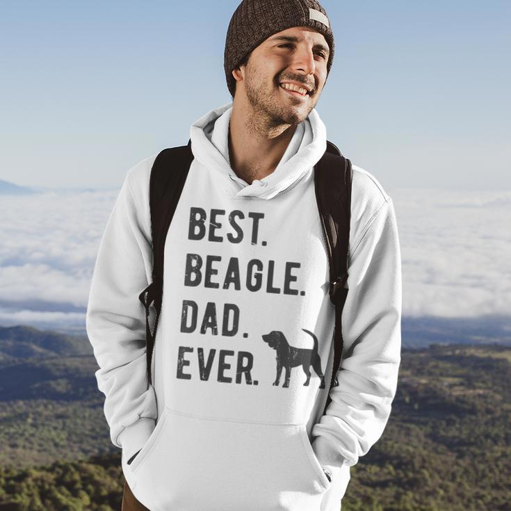 Best Beagle Dad Ever Funny Beagle Dog Lovers Dad Gift Gift For Mens Hoodie Lifestyle