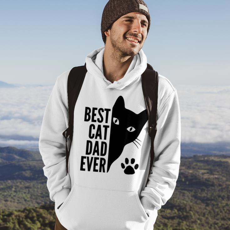 Best Cat Dad Ever Funny Cat Fathers Day Dad Kitty Lovers Hoodie Lifestyle