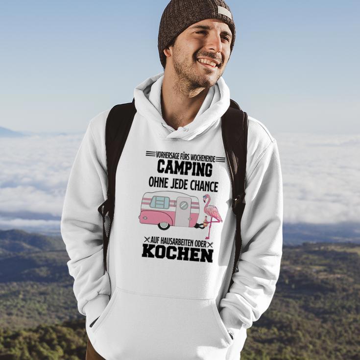 Camping Vorhersage Fürs Wochenende V2 Hoodie Lebensstil