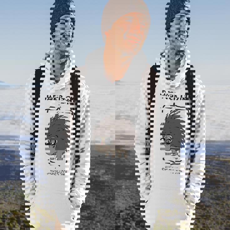 Danger Zone Snuggles Zone Hoodie Lifestyle