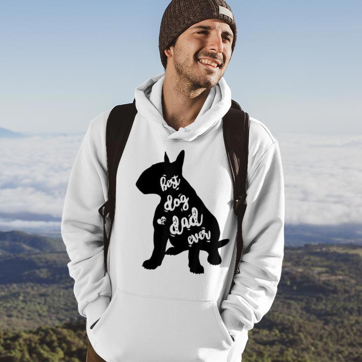 English Bull Terrier Best Dog Dad Ever Gift Hoodie Lifestyle