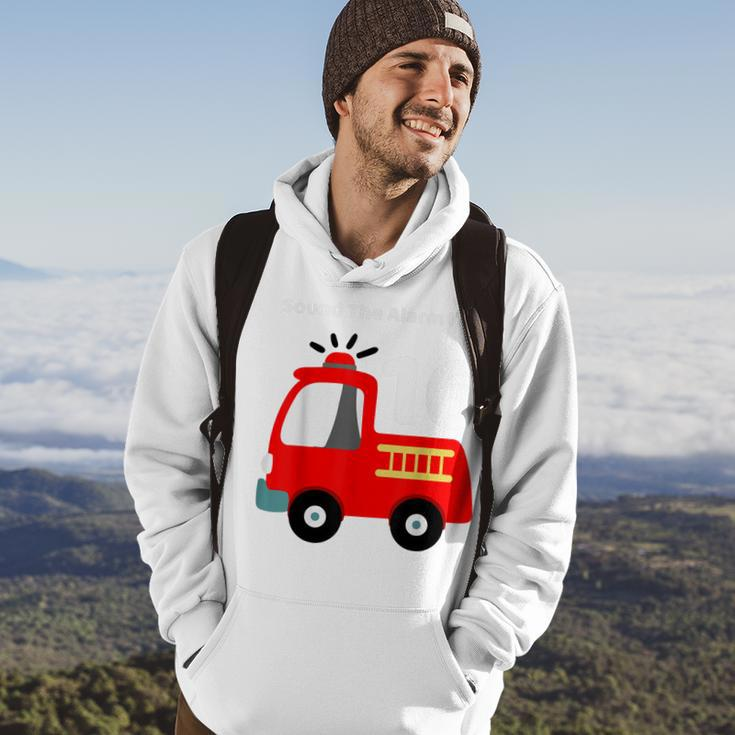 Fire Fighter Truck 16 Year Old Birthday | 16Th Bday Hoodie Lifestyle