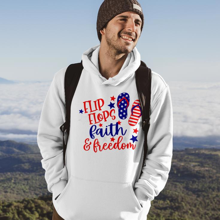 Flip Flops Faith And Freedom Hoodie Lifestyle