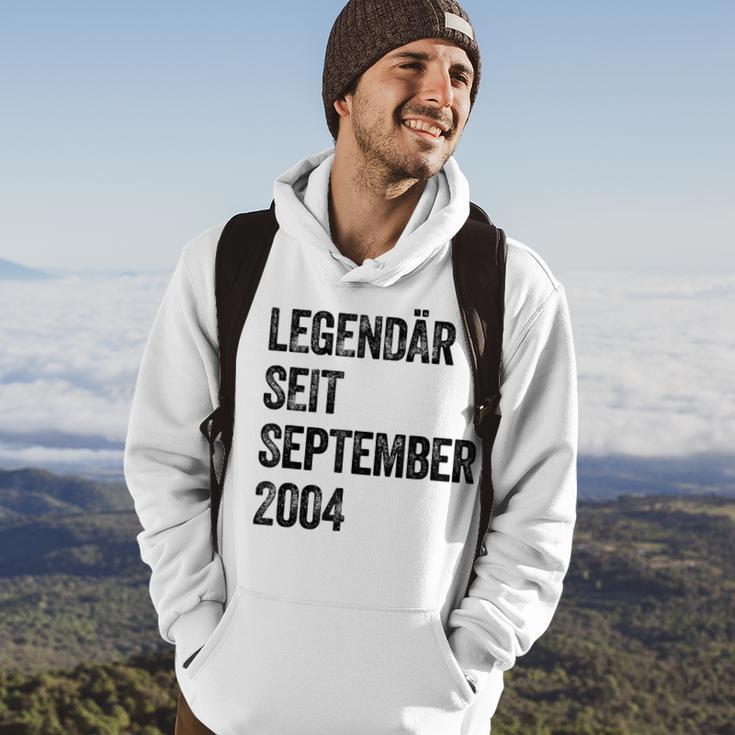 Geburtstag Legendär Seit September 2004 Jahrgang Vintage Hoodie Lebensstil