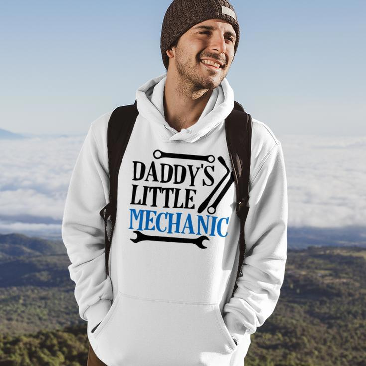 Kids Daddys Little Mechanic Son Gift Mechanic Baby Boy Outfit Hoodie Lifestyle