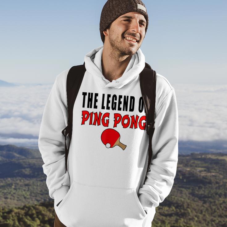 The Legend Of Ping Pong Tischtennis Lustig Hoodie Lebensstil