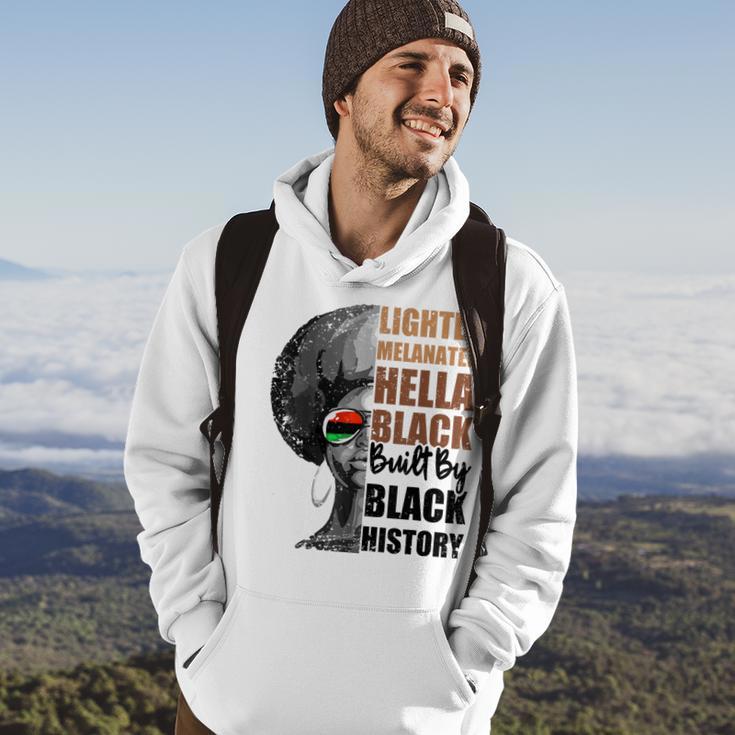 Lightly Melanated Hella Black Built By Black History Men Hoodie Thegiftio UK