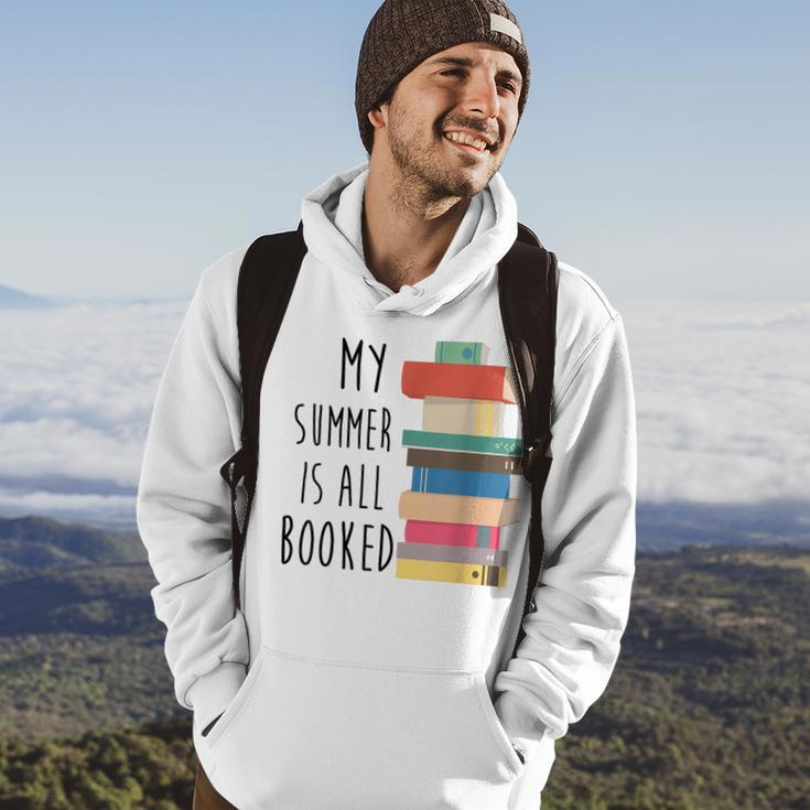 My Summer Is All Booked Summer Reading 2023 Funny Book Lover Hoodie Lifestyle