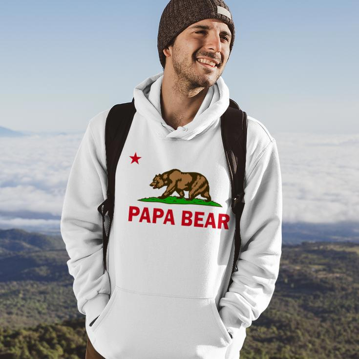 Papa Bear California Republic V2 Hoodie Lifestyle