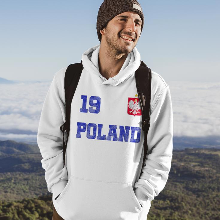 Poland Soccer Jersey Number Ninen Polish Flag Futebol Fan Men Hoodie Lifestyle