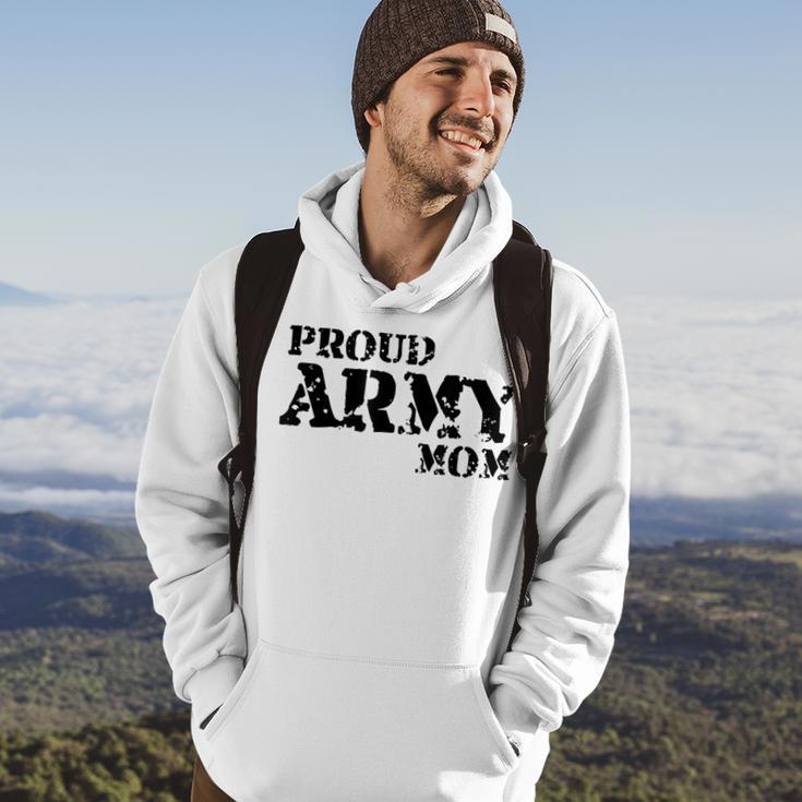Proud Us Army Mom American Military Family Mother Gift Hoodie Lifestyle