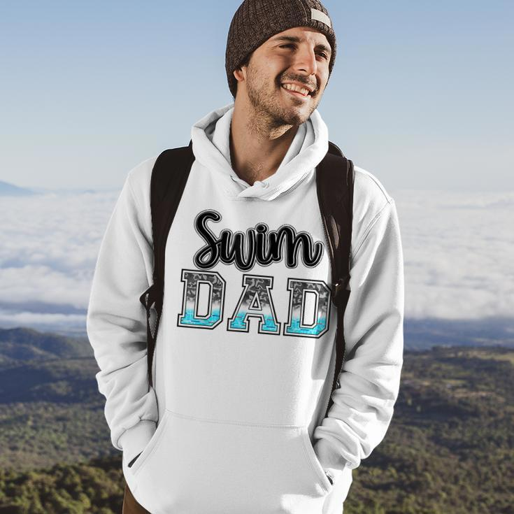 Swim Dad Swimming Diving Camo Western Fathers Day Hoodie Lifestyle