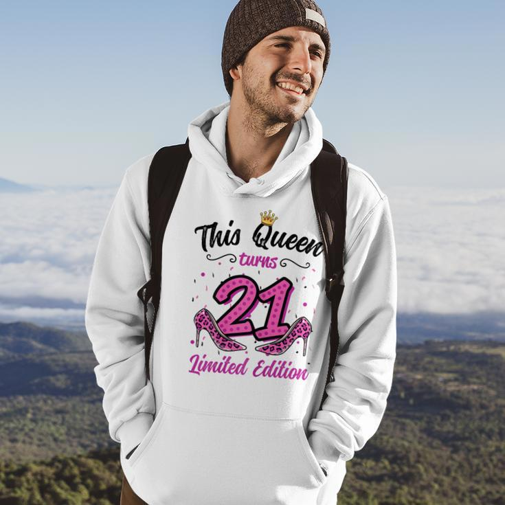 This Queen Turns 21 Girl 21St Birthday Hoodie Lifestyle