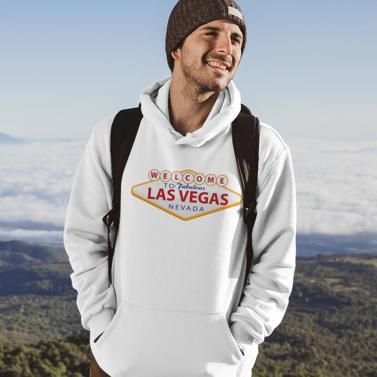 Welcome To Fabulous Las Vegas Sign Hoodie Lifestyle