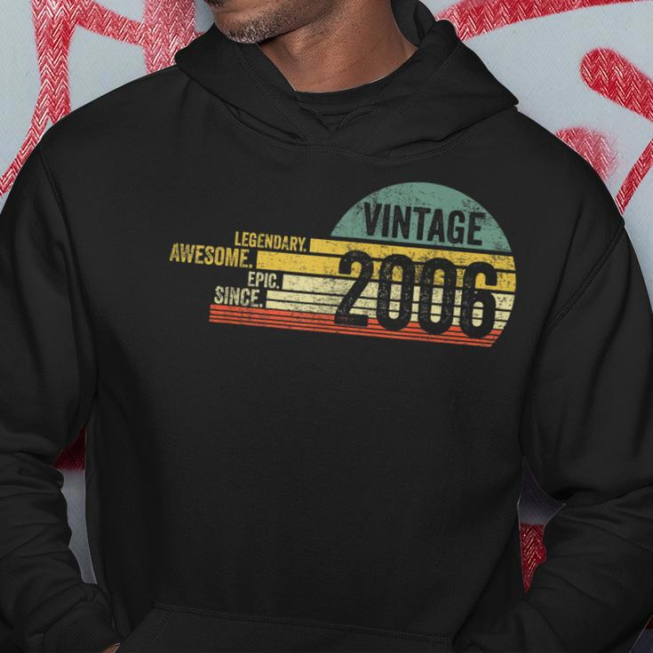 15 Year Old Legendary Retro Vintage Awesome Birthday 2006 Hoodie Unique Gifts