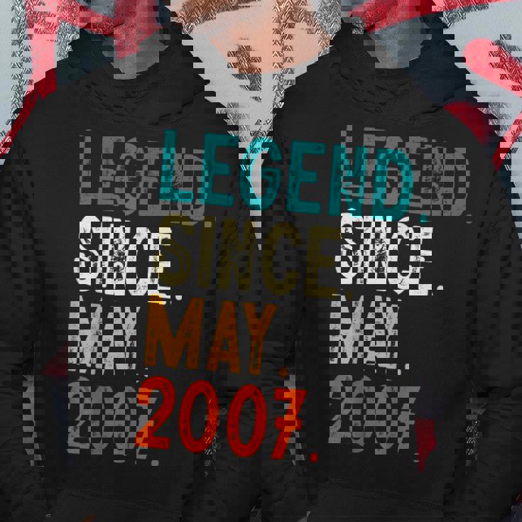 16 Year Old Legend Since May 2007 16Th Birthday Hoodie Unique Gifts