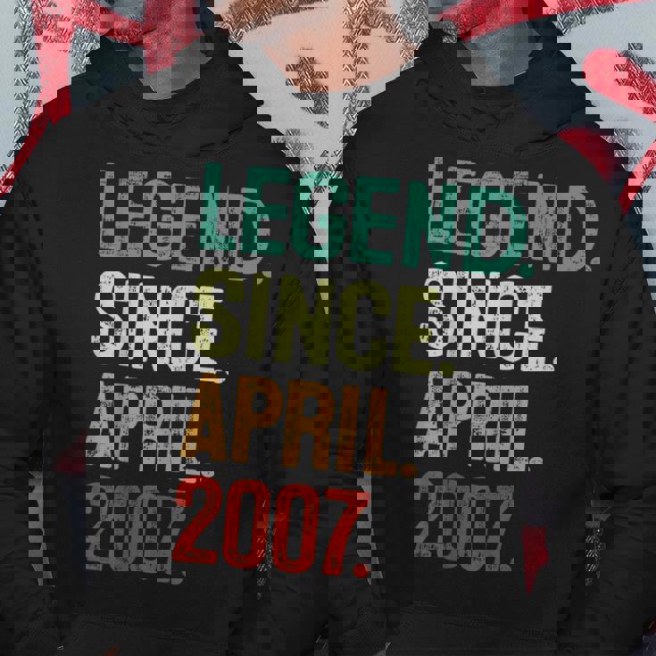 16 Years Old Legend Since April 2007 16Th Birthday Hoodie Unique Gifts