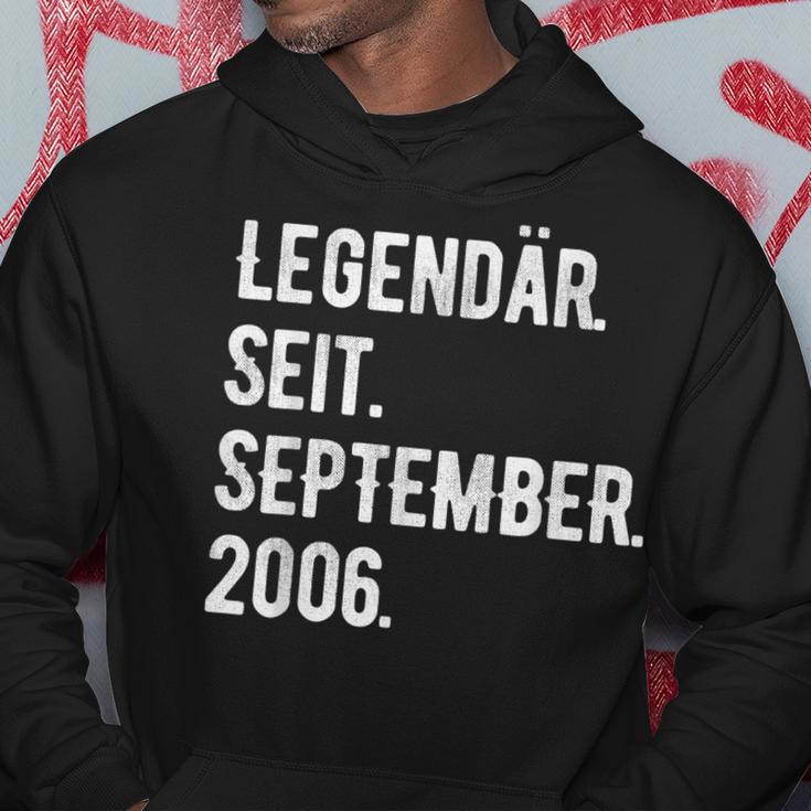 17 Geburtstag Geschenk 17 Jahre Legendär Seit September 200 Hoodie Lustige Geschenke