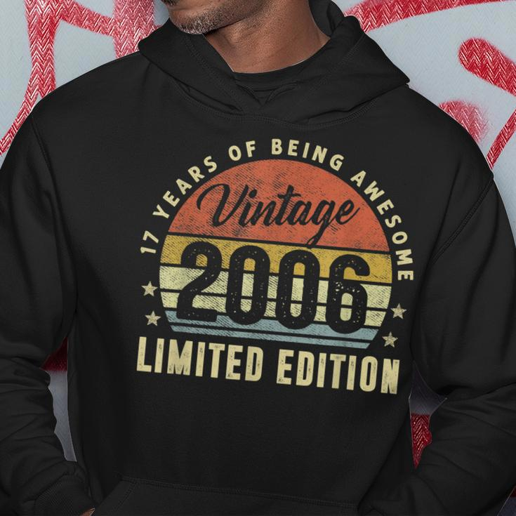 17 Years Old Vintage 2006 Limited Edition 17Th Birthday Gift V9 Hoodie Personalized Gifts