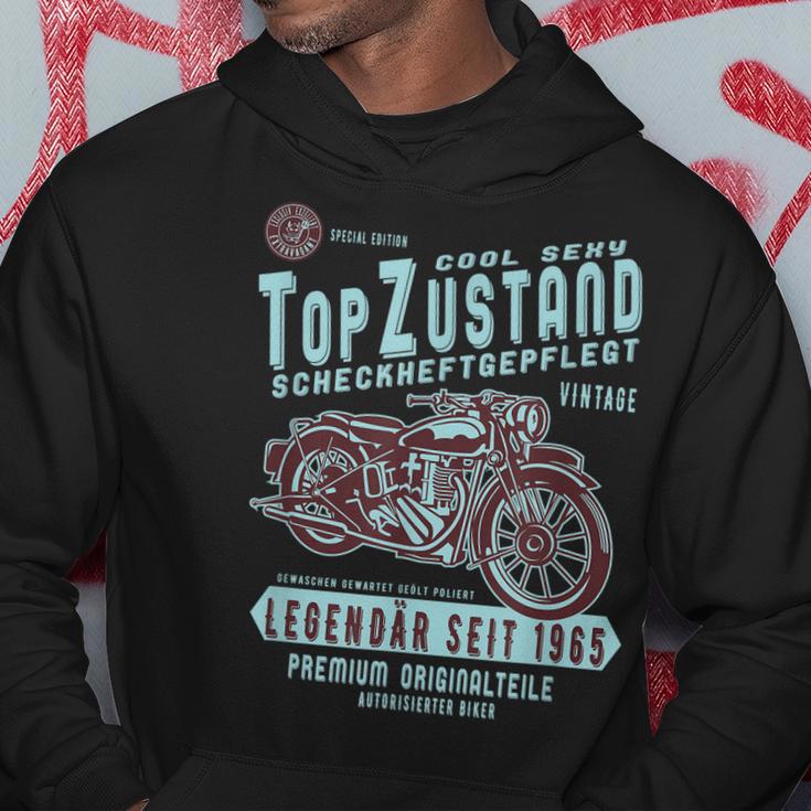 1965 Biker Top Zustand Legendär Legende Bike Geburtstag Hoodie Lustige Geschenke