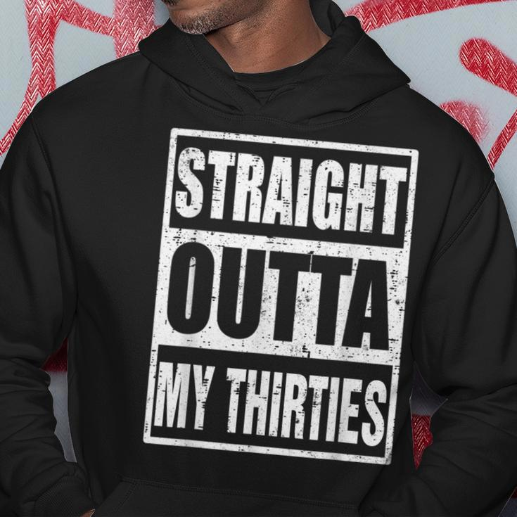1993 Straight Outta My Thirties 30Th Birthday Gifts 30 Years Hoodie Unique Gifts